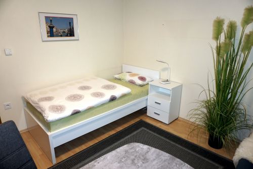 Schlafzimmer mit Einzelbett